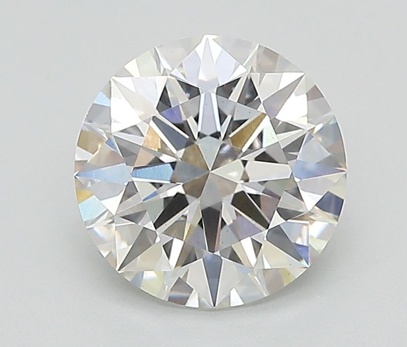 2.01 Carat Round Lab Diamond with  Cut Diamond in 14KT  view 1
