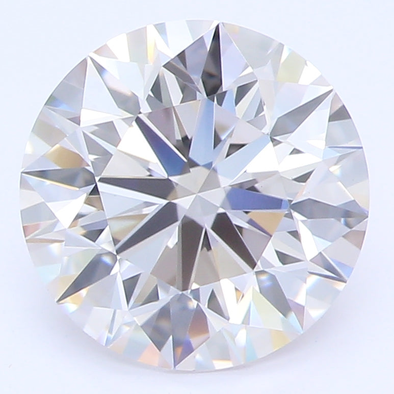 1.79 Carat Round Lab Diamond with  Cut Diamond in 14KT  view 1
