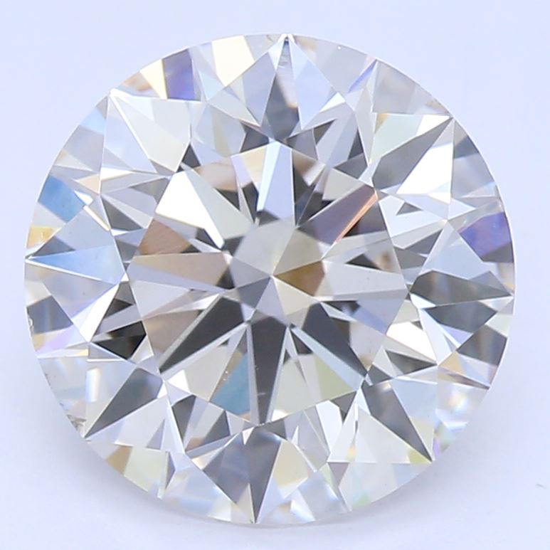 1.86 Carat Round Lab Diamond with  Cut Diamond in 14KT  view 1
