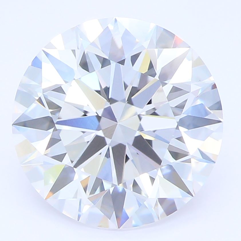 2.23 Carat Round Lab Diamond with  Cut Diamond in 14KT  view 1
