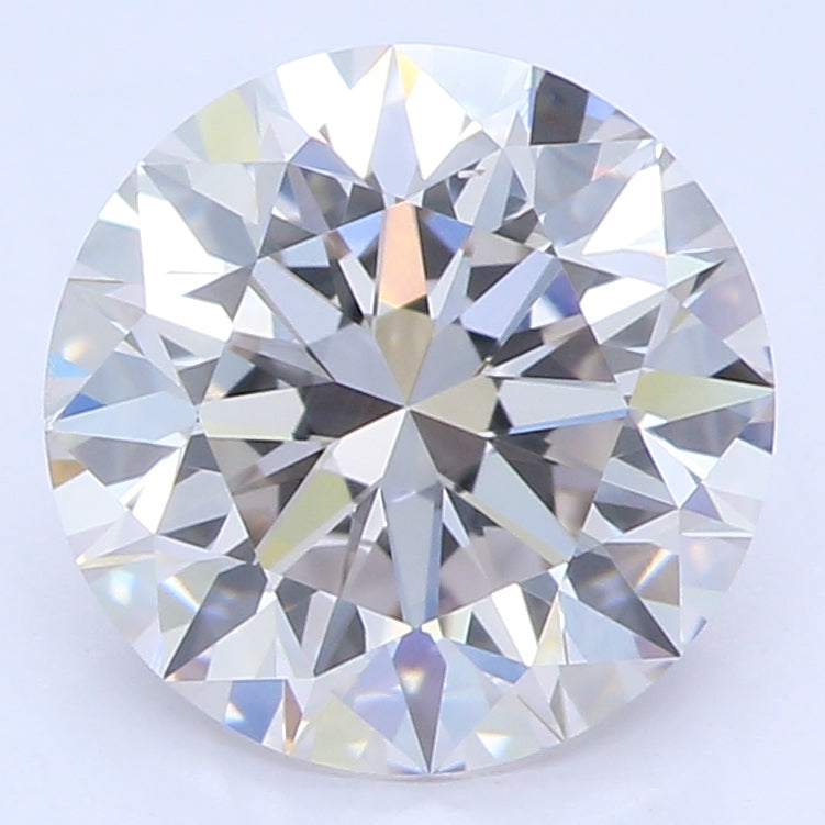 1.63 Carat Round Lab Diamond with  Cut Diamond in 14KT  view 1
