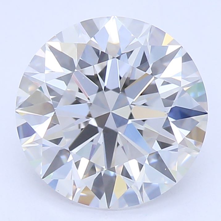 1.38 Carat Round Lab Diamond with  Cut Diamond in 14KT  view 1
