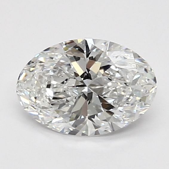 1.04 Carat Oval Lab Diamond with  Cut Diamond in 14KT  view 1
