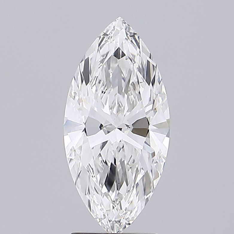 2.39 Carat Marquise Lab Diamond with  Cut Diamond in 14KT  view 1
