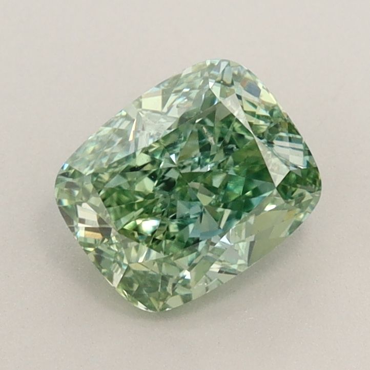 1.0 Carat Cushion Lab Diamond with  Cut Diamond in 14KT  view 1
