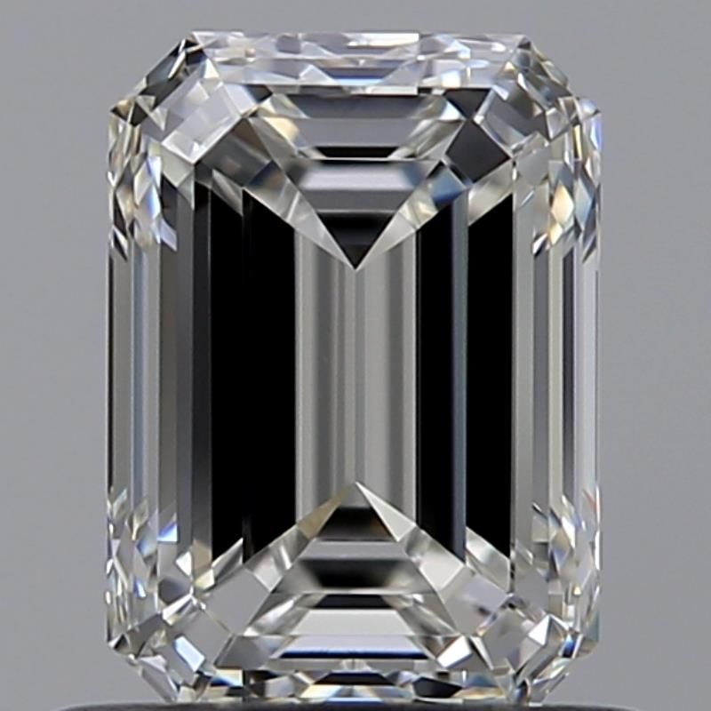 0.8 Carat Emerald natural Diamond with  Cut Diamond in 14KT  view 1
