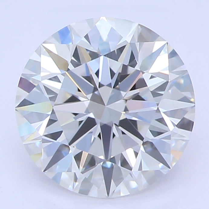 1.17 Carat Round Lab Diamond with  Cut Diamond in 14KT  view 1

