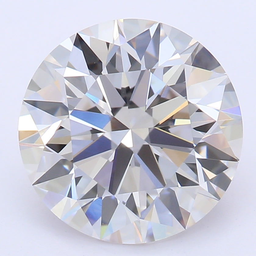 2.14 Carat Round Lab Diamond with  Cut Diamond in 14KT  view 1
