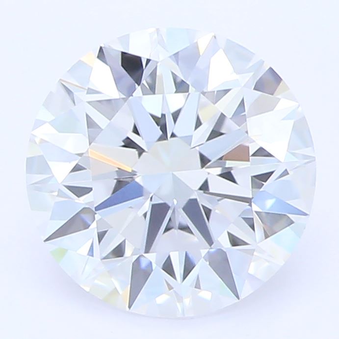 1.16 Carat Round Lab Diamond with  Cut Diamond in 14KT  view 1
