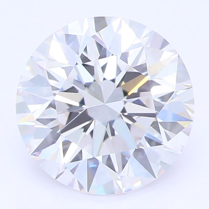 1.11 Carat Round Lab Diamond with  Cut Diamond in 14KT  view 1
