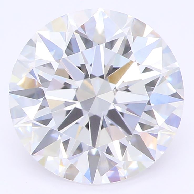 1.59 Carat Round Lab Diamond with  Cut Diamond in 14KT  view 1
