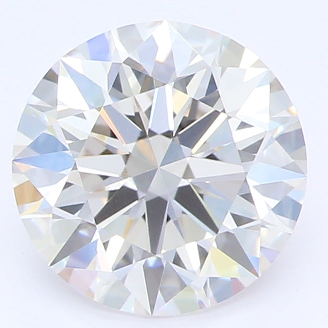 1.11 Carat Round Lab Diamond with  Cut Diamond in 14KT  view 1
