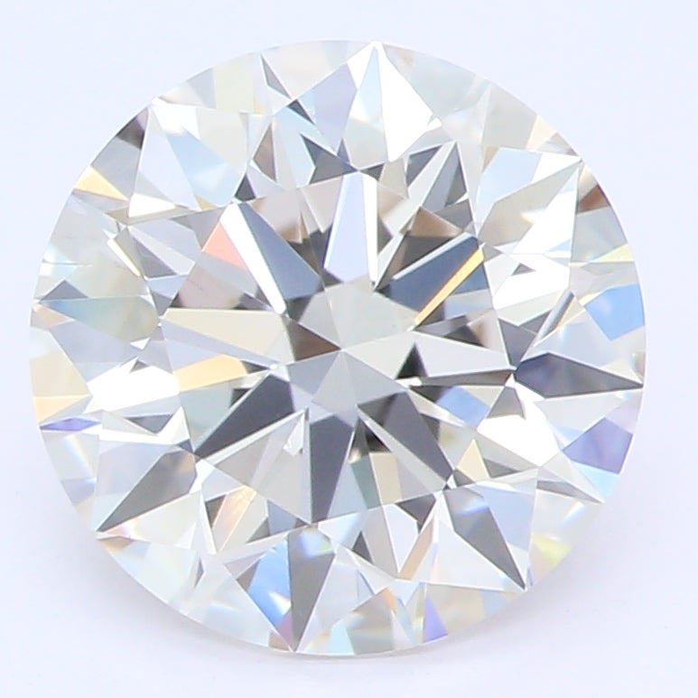 1.7 Carat Round Lab Diamond with  Cut Diamond in 14KT  view 1
