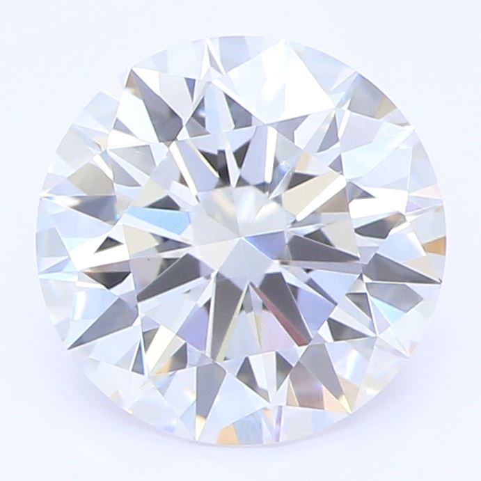 1.13 Carat Round Lab Diamond with  Cut Diamond in 14KT  view 1
