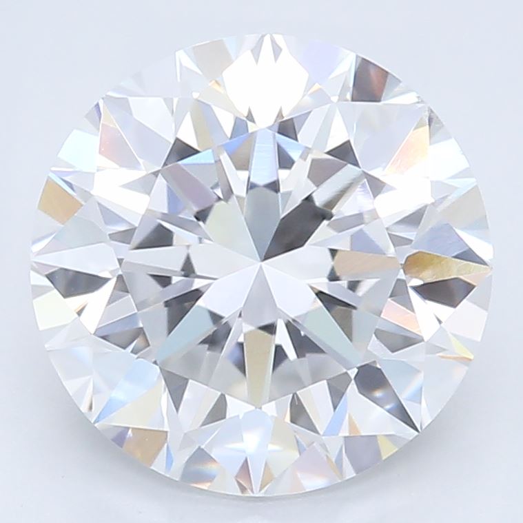 1.49 Carat Round Lab Diamond with  Cut Diamond in 14KT  view 1

