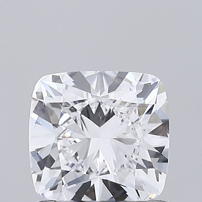1.01 Carat Cushion Lab Diamond with  Cut Diamond in 14KT  view 1
