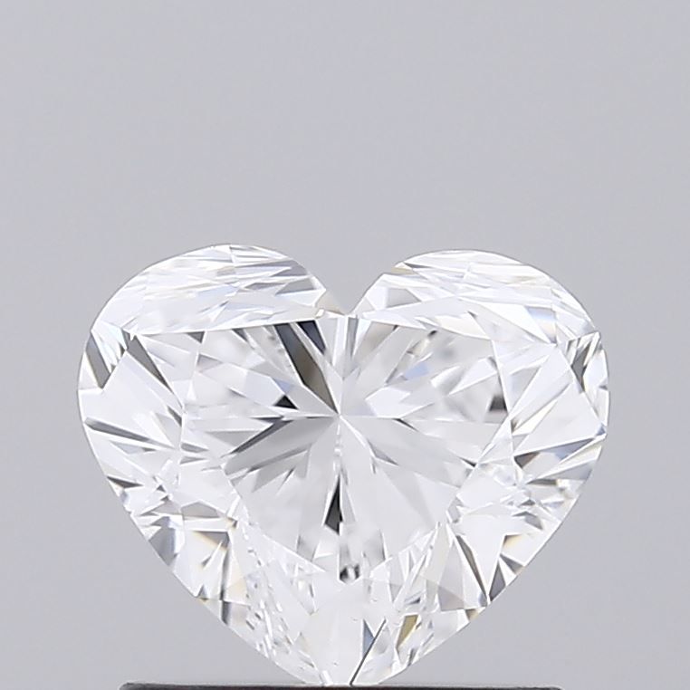 1.01 Carat Heart Lab Diamond with  Cut Diamond in 14KT  view 1
