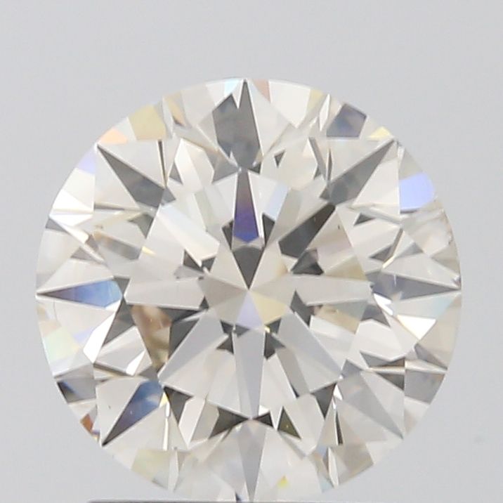 2.01 Carat Round Natural Diamond with  Cut Diamond in 14KT  view 1
