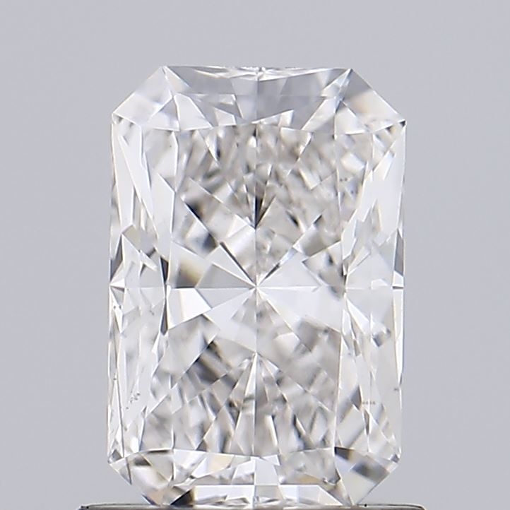 1.03 Carat Radiant Lab Diamond with  Cut Diamond in 14KT  view 1

