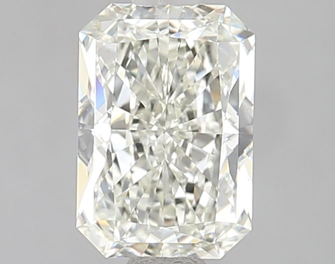 1.65 Carat Radiant Lab Diamond with  Cut Diamond in 14KT  view 1
