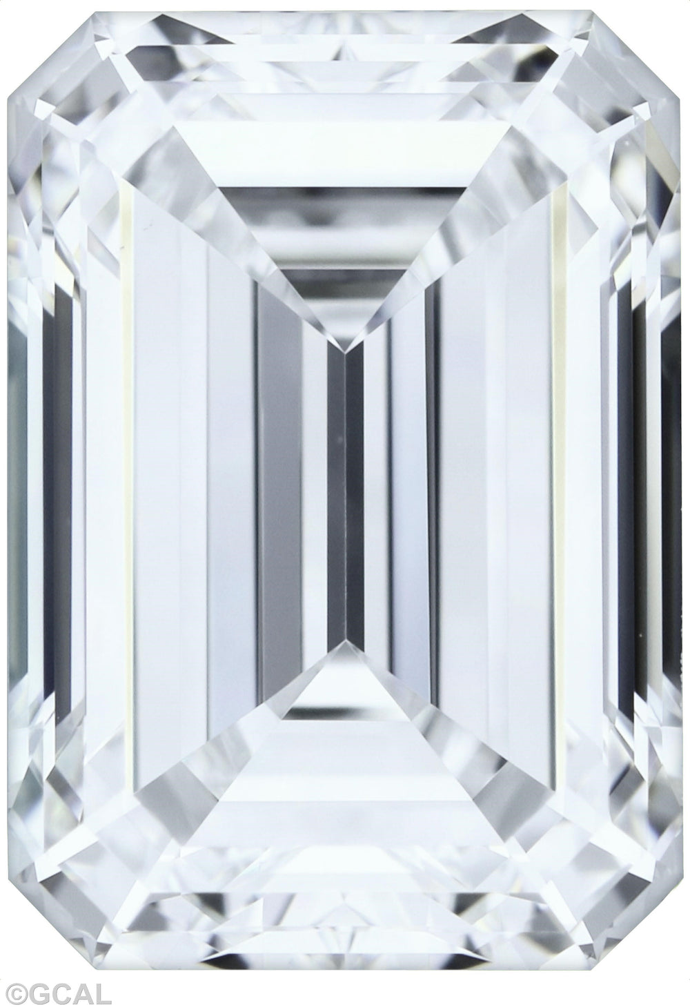 1.57 Carat Emerald Lab Diamond with  Cut Diamond in 14KT  view 1
