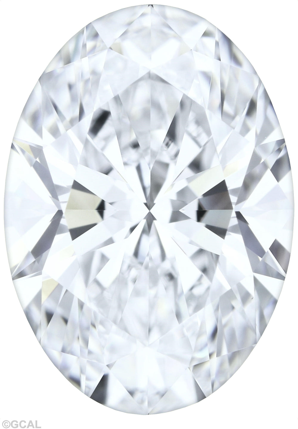 1.53 Carat Oval Lab Diamond with  Cut Diamond in 14KT  view 1

