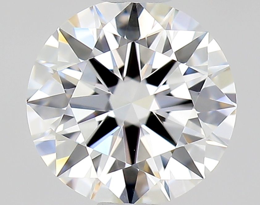 0.42 Carat Round Natural Diamond with  Cut Diamond in 14KT  view 1
