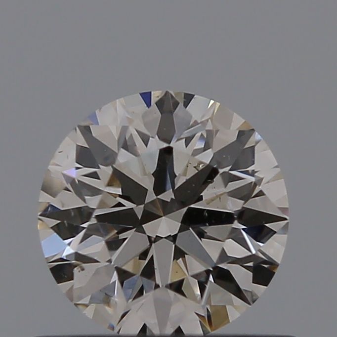 0.53 Carat Round Natural Diamond with  Cut Diamond in 14KT  view 1
