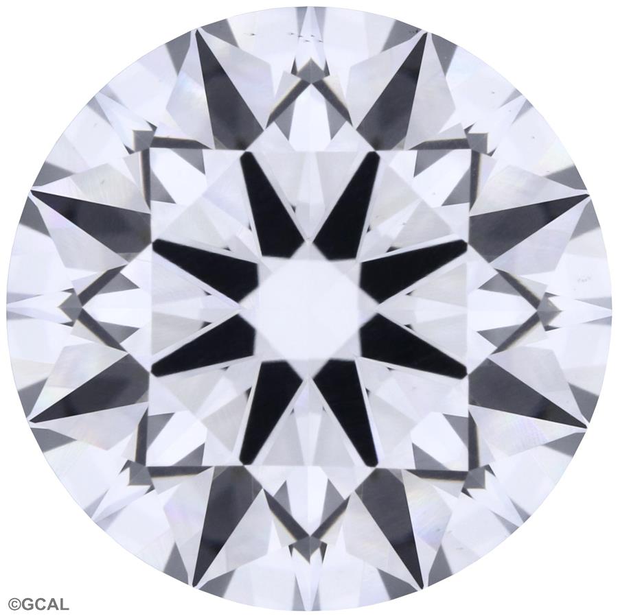 3.01 Carat Round Lab Diamond with  Cut Diamond in 14KT  view 1
