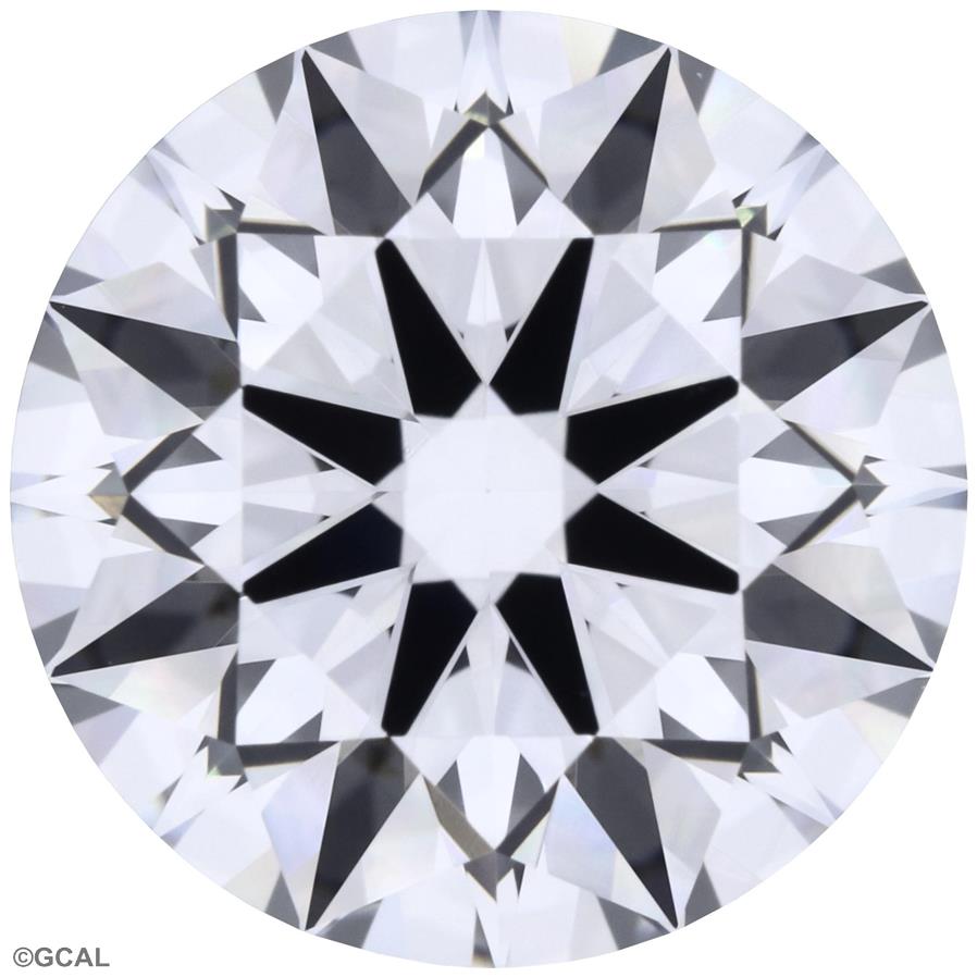 2.04 Carat Round Lab Diamond with  Cut Diamond in 14KT  view 1
