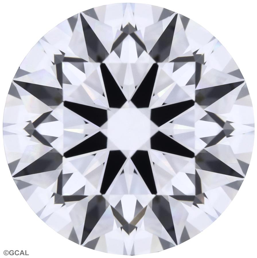 2.5 Carat Round Lab Diamond with  Cut Diamond in 14KT  view 1
