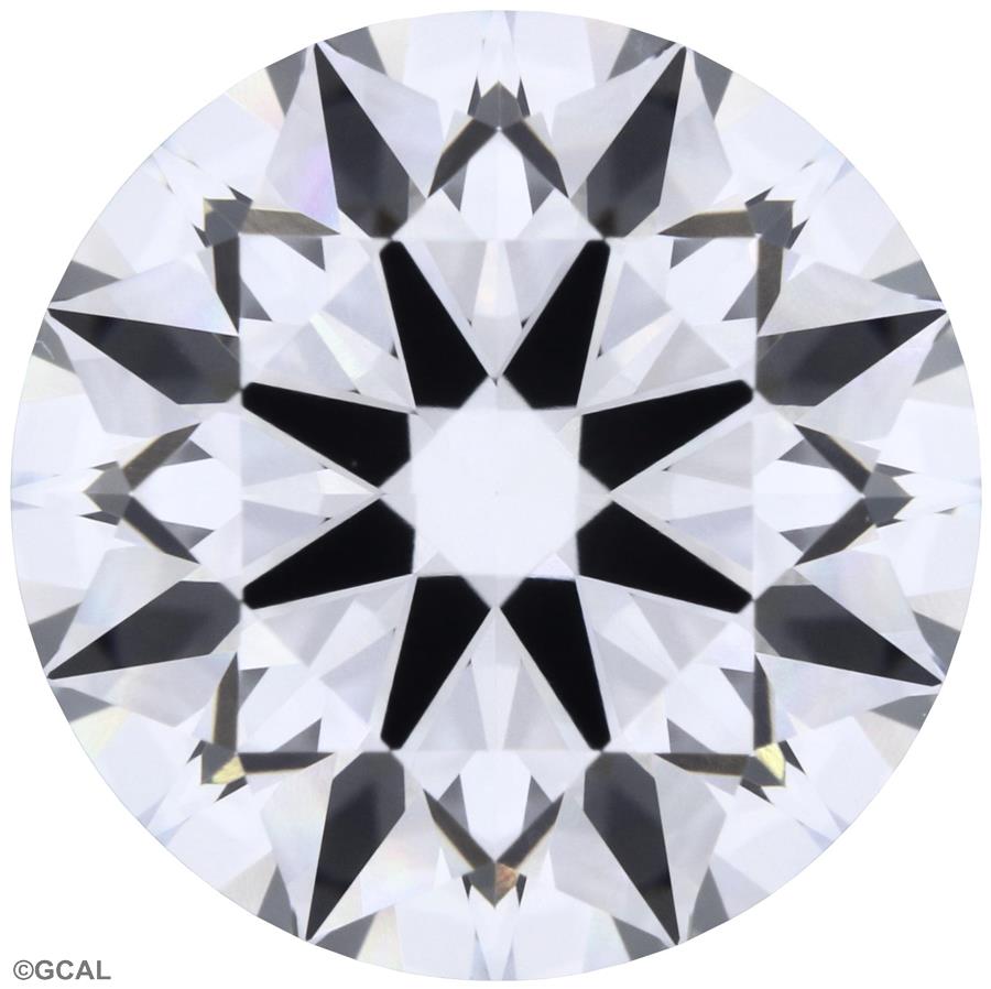 2.55 Carat Round Lab Diamond with  Cut Diamond in 14KT  view 1
