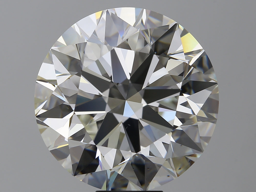16.71 Carat Round Natural Diamond with  Cut Diamond in 14KT  view 1
