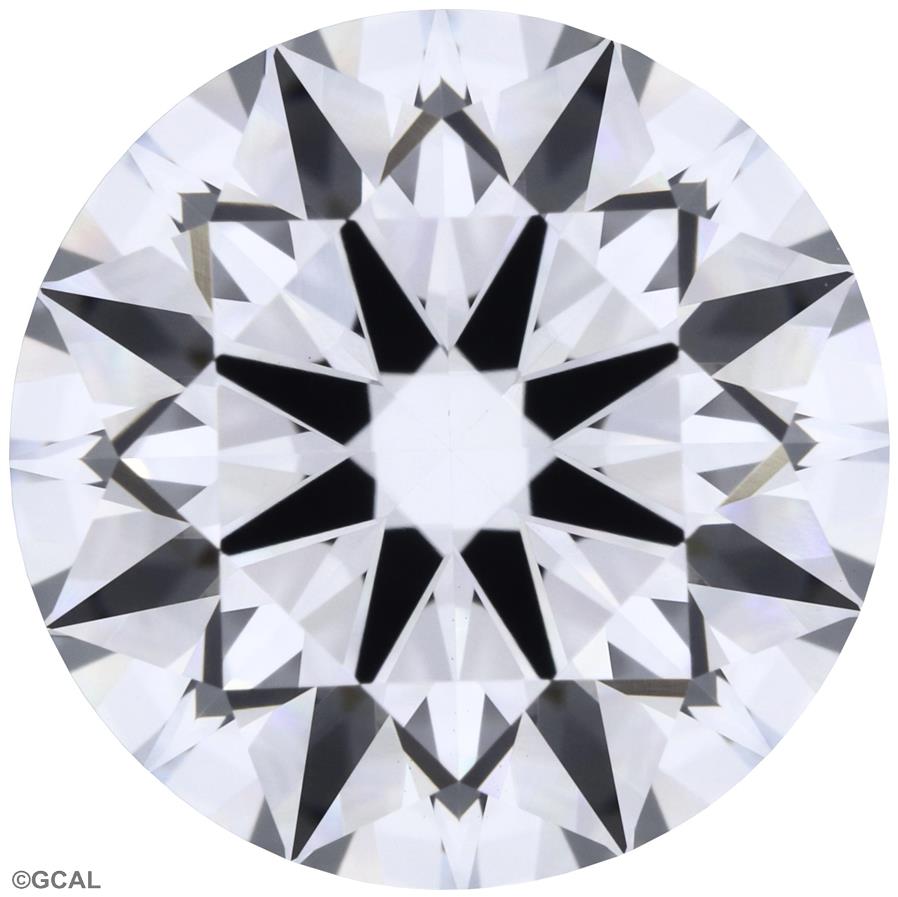 3.06 Carat Round Lab Diamond with  Cut Diamond in 14KT  view 1
