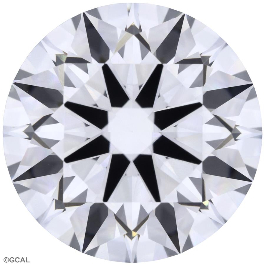 3.04 Carat Round Lab Diamond with  Cut Diamond in 14KT  view 1
