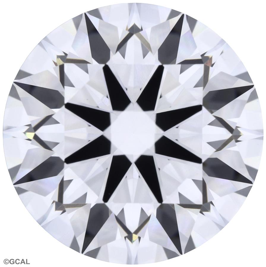 3.05 Carat Round Lab Diamond with  Cut Diamond in 14KT  view 1
