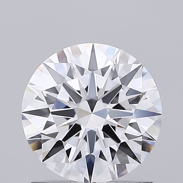 1.01 Carat Round Lab Diamond with  Cut Diamond in 14KT  view 1
