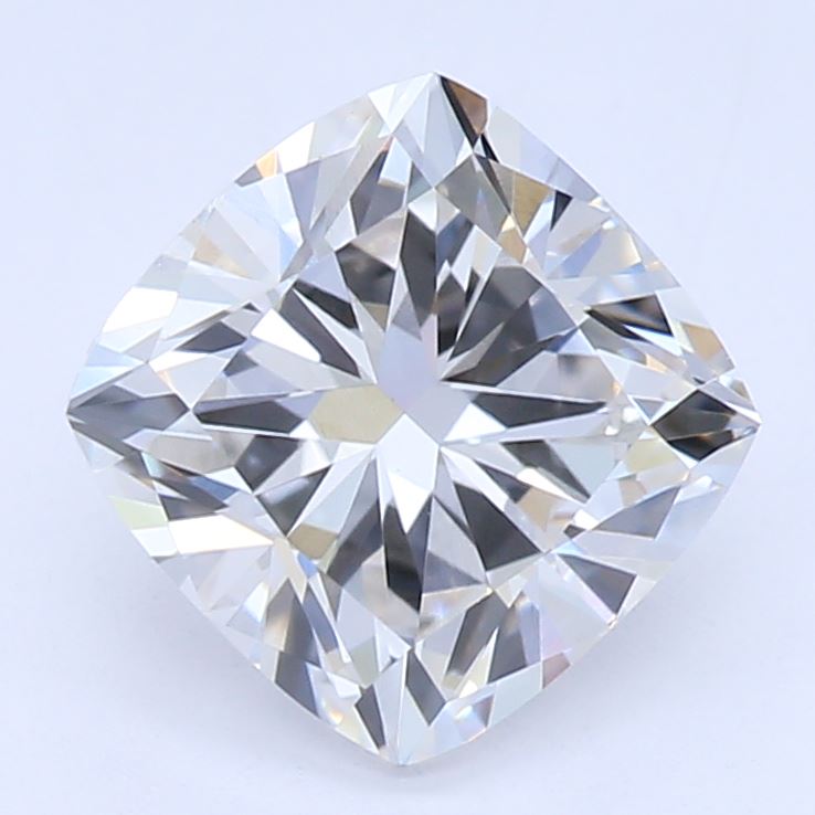 1.2 Carat Cushion Lab Diamond with  Cut Diamond in 14KT  view 1
