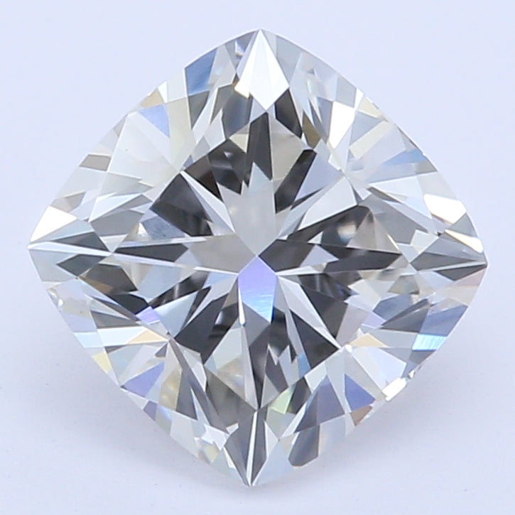 1.01 Carat Cushion Lab Diamond with  Cut Diamond in 14KT  view 1
