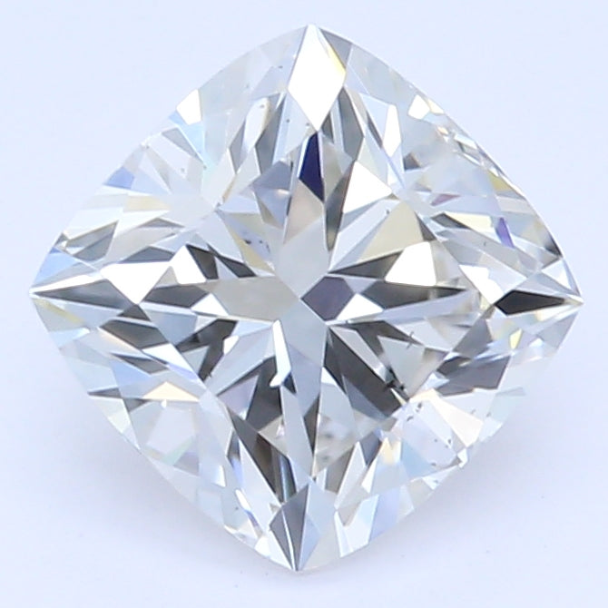 0.81 Carat Cushion Lab Diamond with  Cut Diamond in 14KT  view 1

