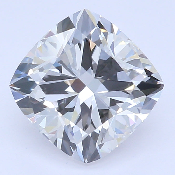 1.03 Carat Cushion Lab Diamond with  Cut Diamond in 14KT  view 1
