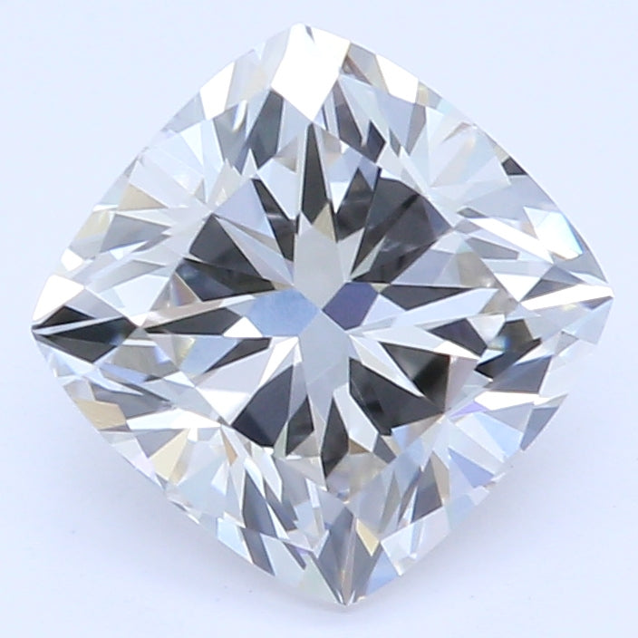 1.03 Carat Cushion Lab Diamond with  Cut Diamond in 14KT  view 1

