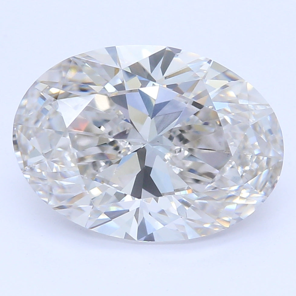 1.81 Carat Oval Lab Diamond with  Cut Diamond in 14KT  view 1
