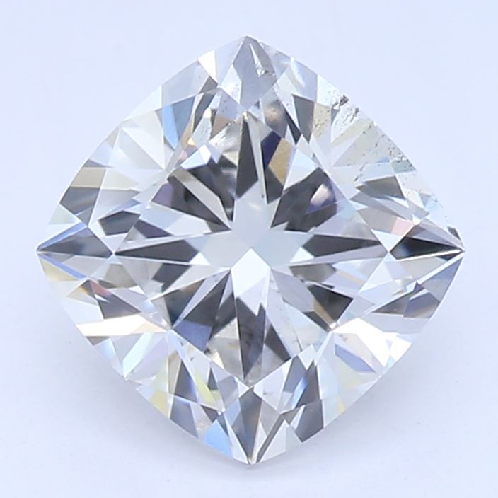 1.08 Carat Cushion Lab Diamond with  Cut Diamond in 14KT  view 1
