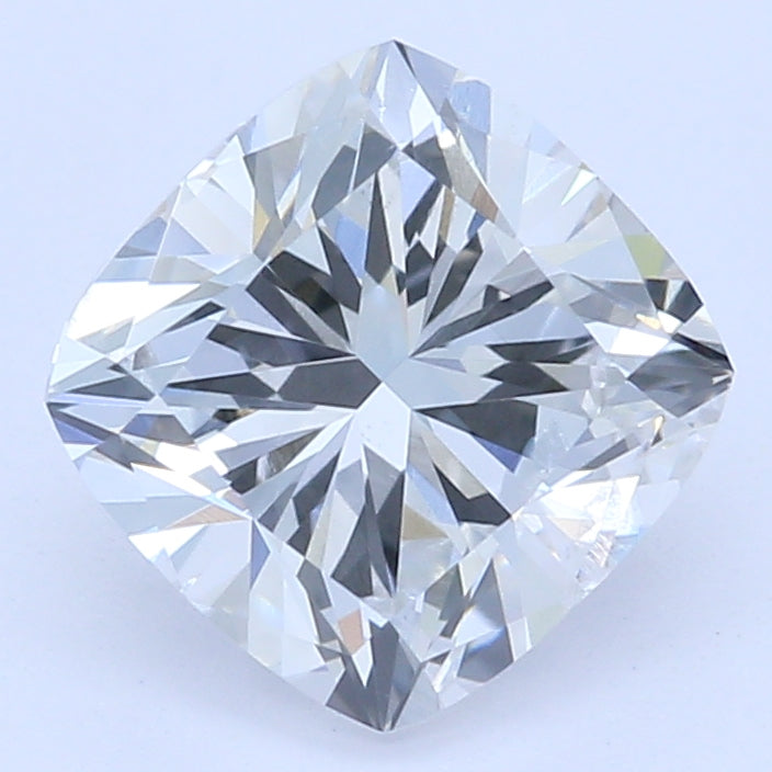 1.0 Carat Cushion Lab Diamond with  Cut Diamond in 14KT  view 1

