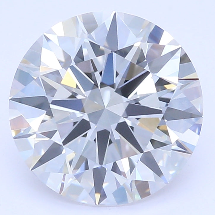 1.23 Carat Round Lab Diamond with  Cut Diamond in 14KT  view 1

