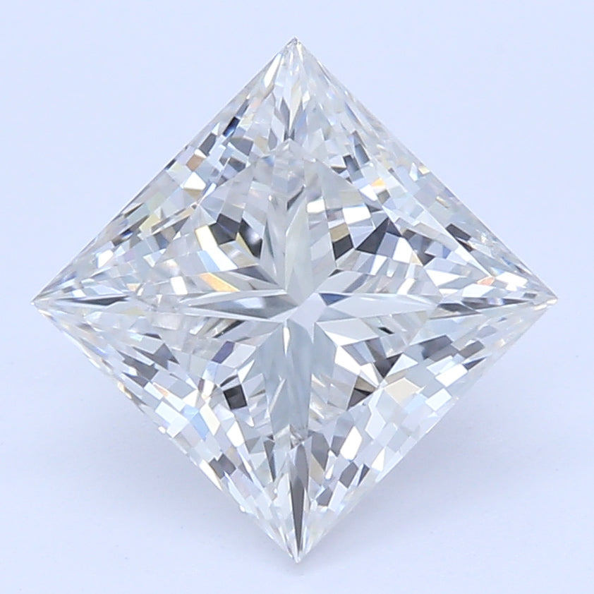 1.11 Carat Princess Lab Diamond with  Cut Diamond in 14KT  view 1

