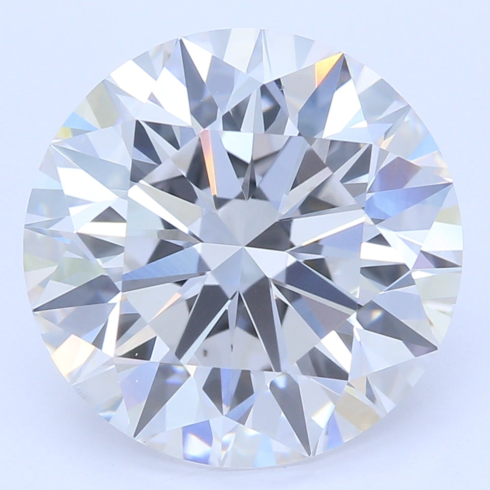 3.17 Carat Round Lab Diamond – With Clarity