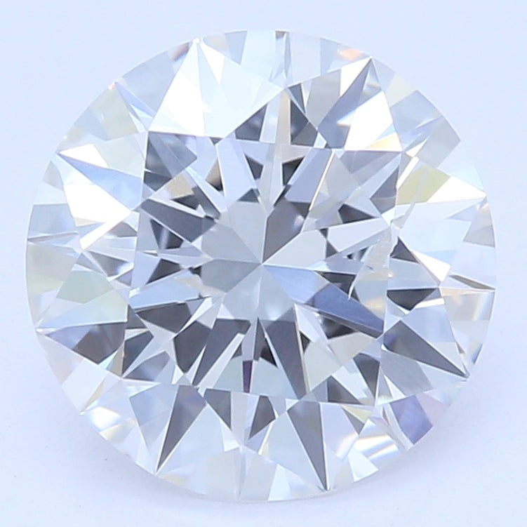 1.28 Carat Round Lab Diamond with  Cut Diamond in 14KT  view 1
