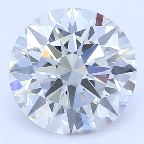 0.56 Carat Round Lab Diamond with  Cut Diamond in 14KT  view 1
